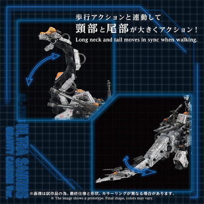 【Pre-order】ZOIDS -  Model Kits (ADVANCED SERIES AZ-17DX ULTRA SAURUS GRAVITY CANNON DELUXE VERSION)