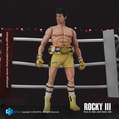 【Pre-order】Rocky III - Rocky Action Figure (HIYA Exquisite Super Series; 1/12 Scale; 6.3 Inch; Boxer Version)