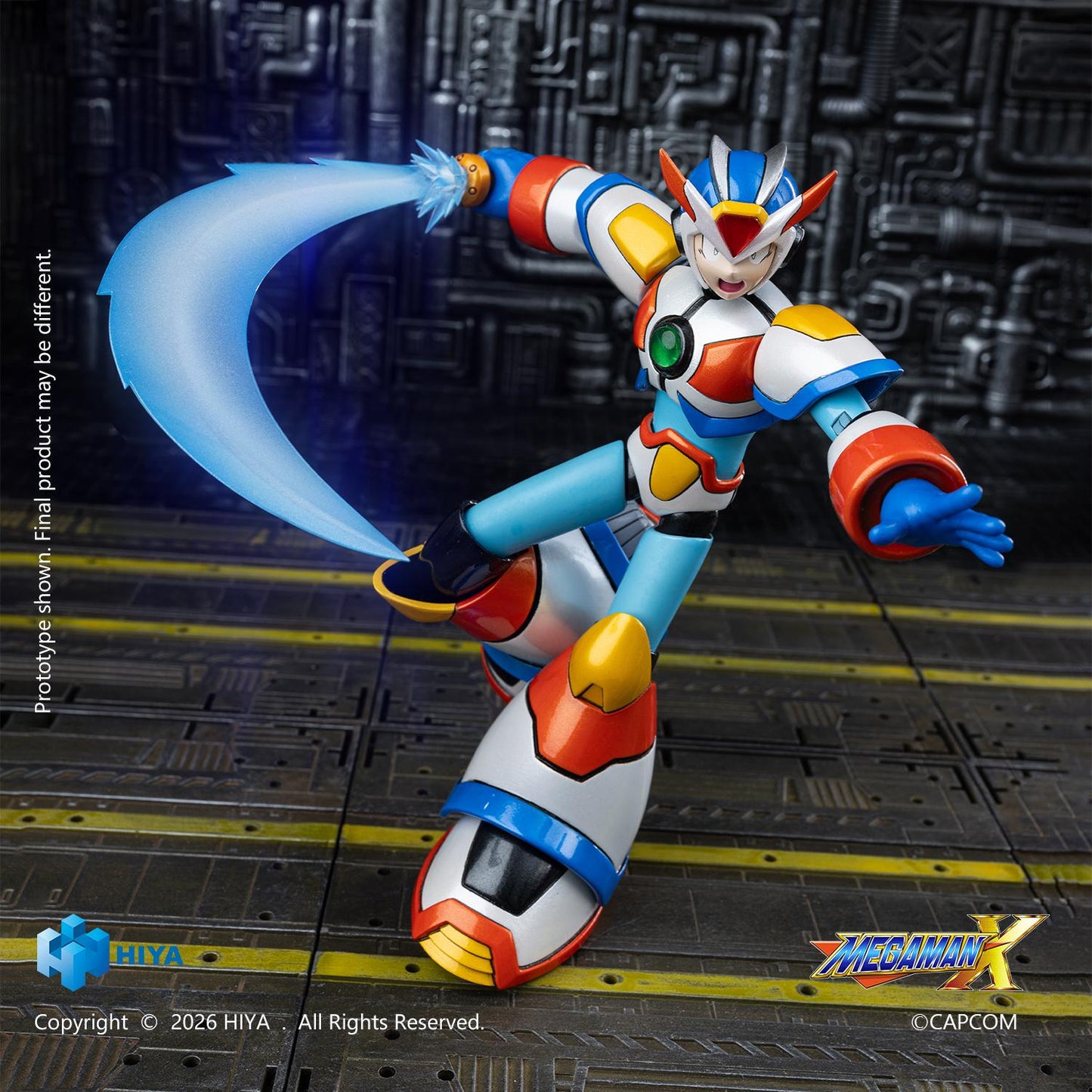 【Pre-order】Mega Man X - X Action Figure (HIYA Exquisite Basic Series None Scale 5.8 Inch Max Armor)