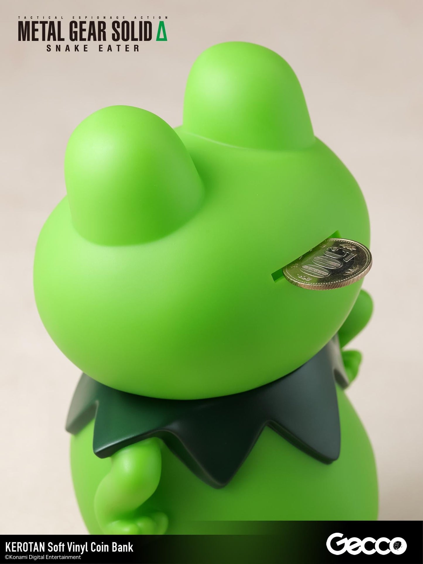【Pre-order】METAL GEAR SOLID Δ: SNAKE EATER - KEROTAN Soft Vinyl Coin Bank