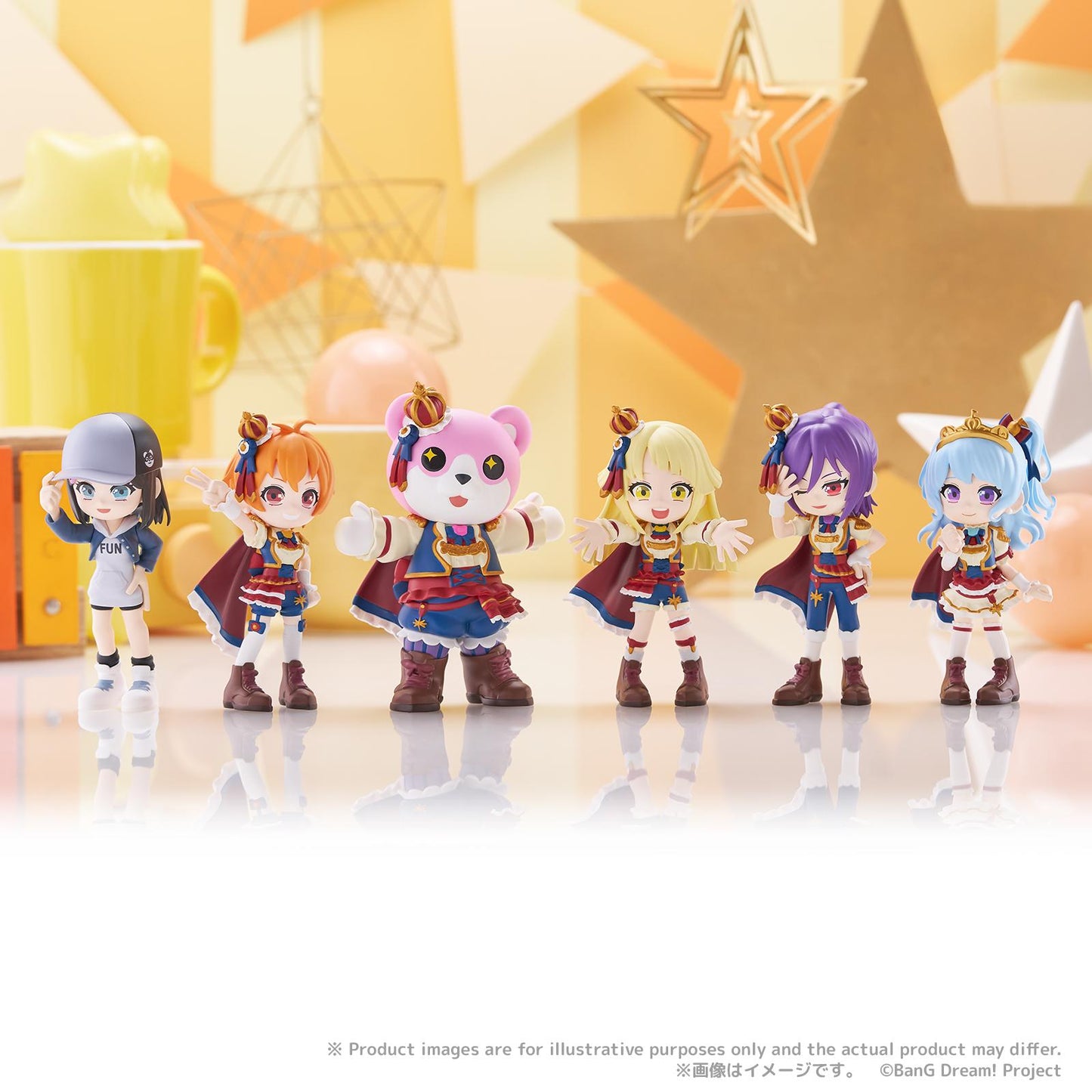 【Pre-order】BanG Dream! -  Hello, Happy World! Blind Box (PalVerse; Set of 6 figures)