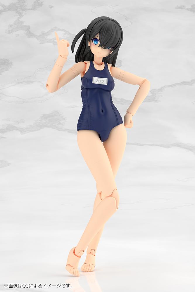 【Pre-order】FRAME ARMS GIRL - MIZUKI Model Kits (School Swimsuits Ver.)