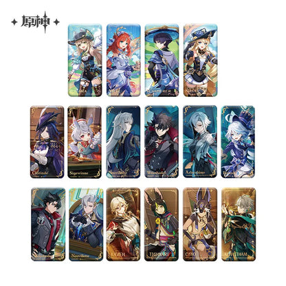 Genshin Impact Theme Square Badges