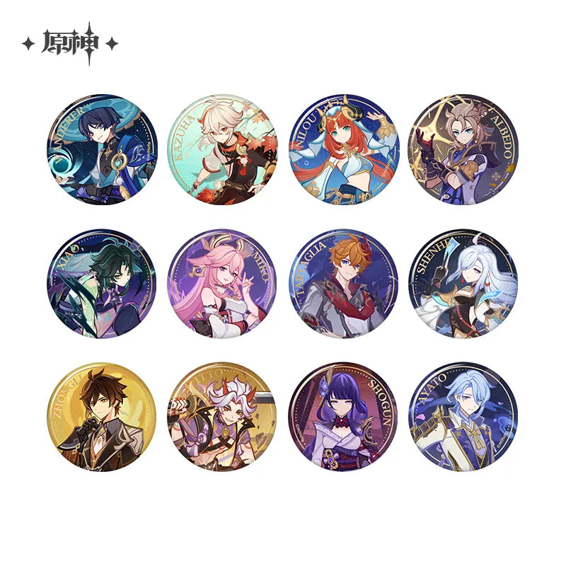 【Pre-order】Genshin Impact Genius Invokation TCG Character Badges