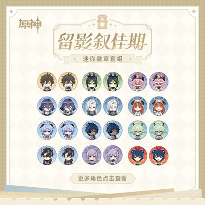 【Pre-Order】Genshin Impact - The Snapshot of a Jade-Covered Screen Series Mini Badges Set