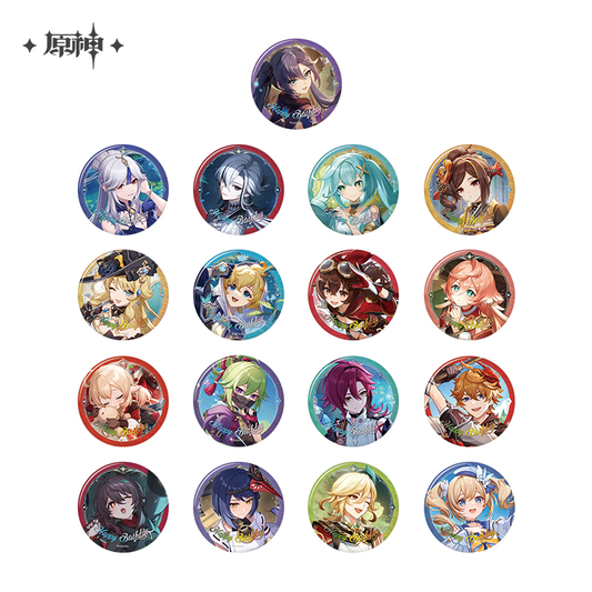 【Pre-Order】Genshin Impact - Day of Destiny Birthday Series Character Badge 2025 vol.2