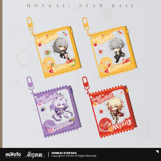 【Pre-Order】Honkai: Star Rail - Fruity Summer Series Chibi Acrylic Keychain