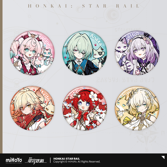 Honkai: Star Rail - Little Cat Series Tinplate Badge