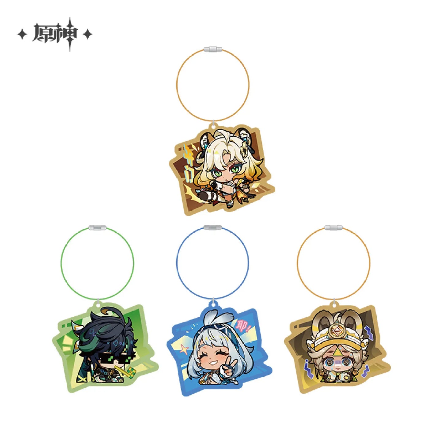 Genshin Impact - Natlan Chibi Emoji Series Keychain