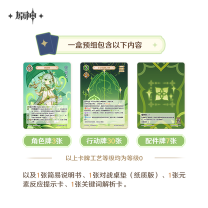 【Pre-Order】Genshin Impact – Genius Invokation TCG Pre-constructed Deck Vol. 4 (CHINESE ONLY)