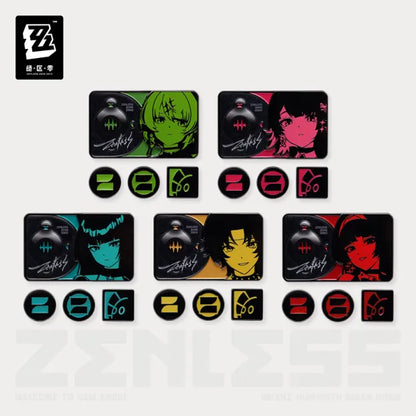 【Pre-Order】Zenless Zone Zero - Wonderland Sparkling Series Metal Badge Set