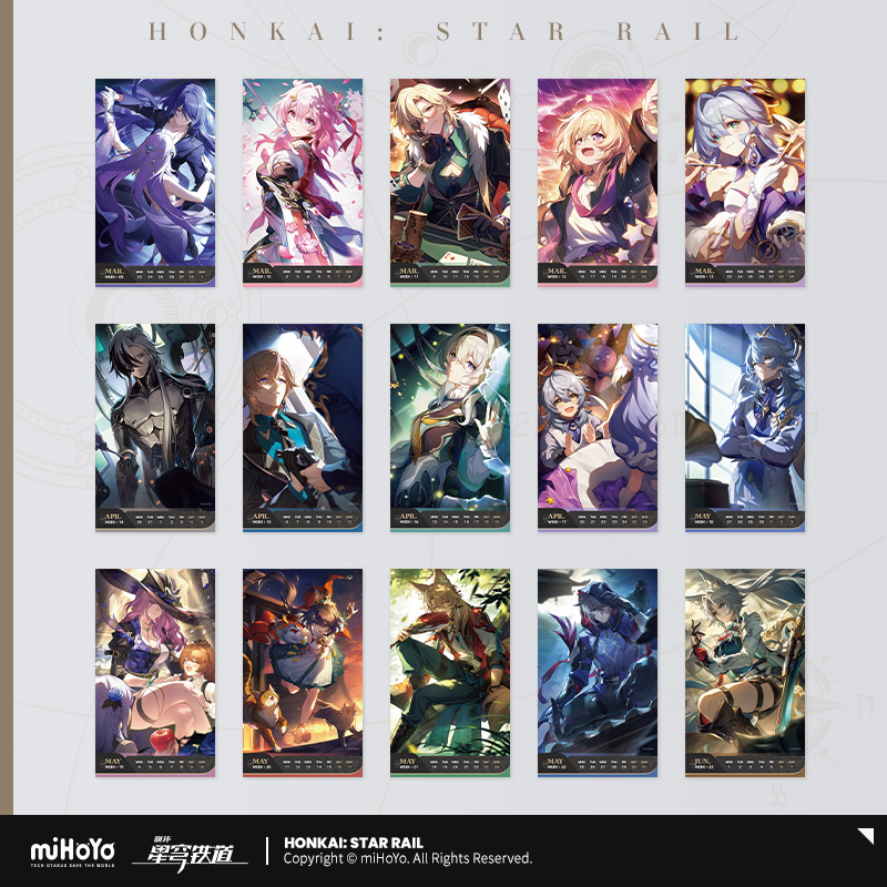 【Pre-order】Honkai: Star Rail - Calendar 2026