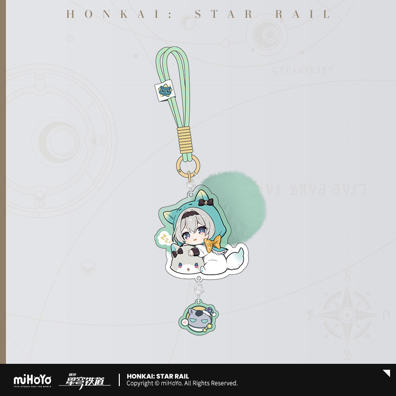 【Pre-Order】Honkai: Star Rail - Girls' Dormitory Series Chibi Character Acrylic Keychain