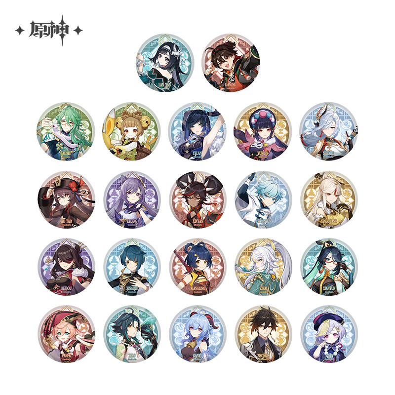 【Pre-Order】Genshin Impact - Liyue Character Badge
