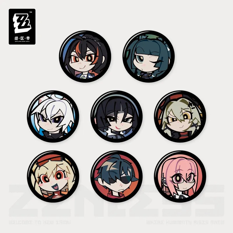 【Pre-Order】Zenless Zone Zero - Perfect Fit Series Agent Avatar Mini Badge Blindbox Vol.3