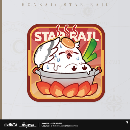 【Pre-Order】Honkai: Star Rail -  Delicious Enjoyment Series Chibi  Emoticons Badge