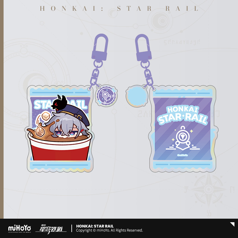 【Pre-Order】Honkai: Star Rail -  Delicious Enjoyment Series Chibi  Emoticons Acrylic Keychian-