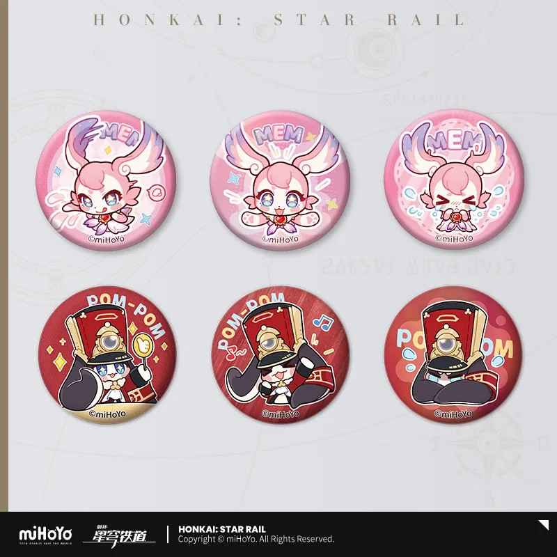 Honkai: Star Rail - Pom-Pom Gallery Pom-Pom Badge Set (Set of 3)