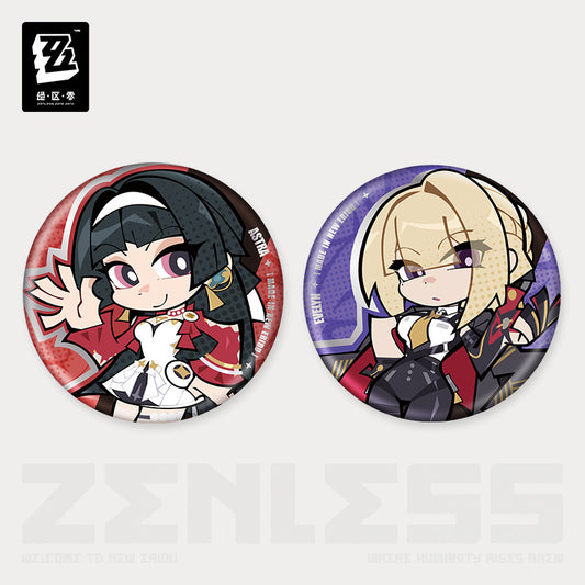 【Pre-Order】Zenless Zone Zero - New Eridu Series Chibi Tinplate Badge: Stars of Lyra