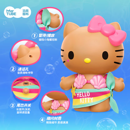 Sanrio Hello Kitty Summer Surfing Bluetooth Small Speaker Tan Skin