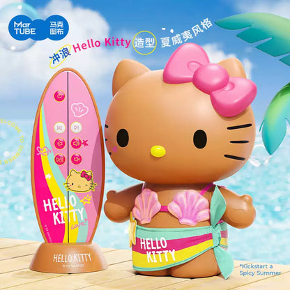 Sanrio Hello Kitty Summer Surfing Bluetooth Small Speaker Tan Skin