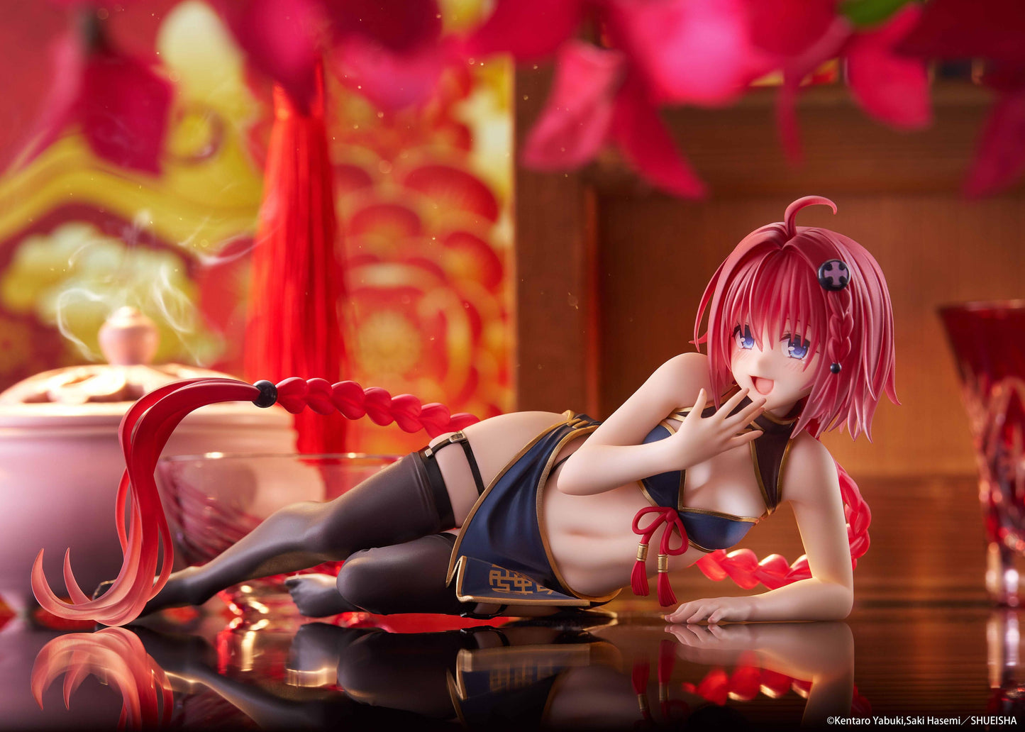 【Pre-order】To Love-Ru Darkness - Mea Kurosaki Desktop Cute Figure (Chinese Dress Ver.)