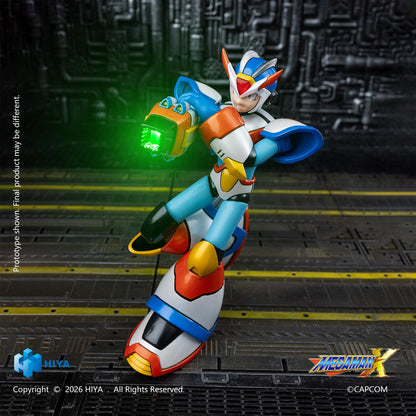【Pre-order】Mega Man X - X Action Figure (HIYA Exquisite Basic Series None Scale 5.8 Inch Max Armor)