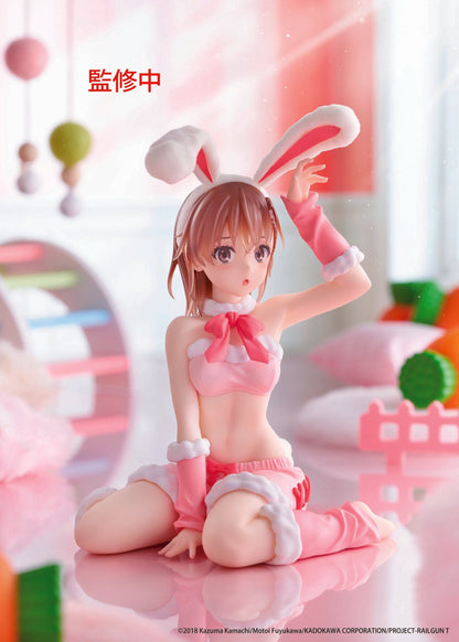 【Pre-order】A Certain Scientific Railgun - Mikoto Misaka MOFLOCK Figure (Fluffy Bunny Ver.)