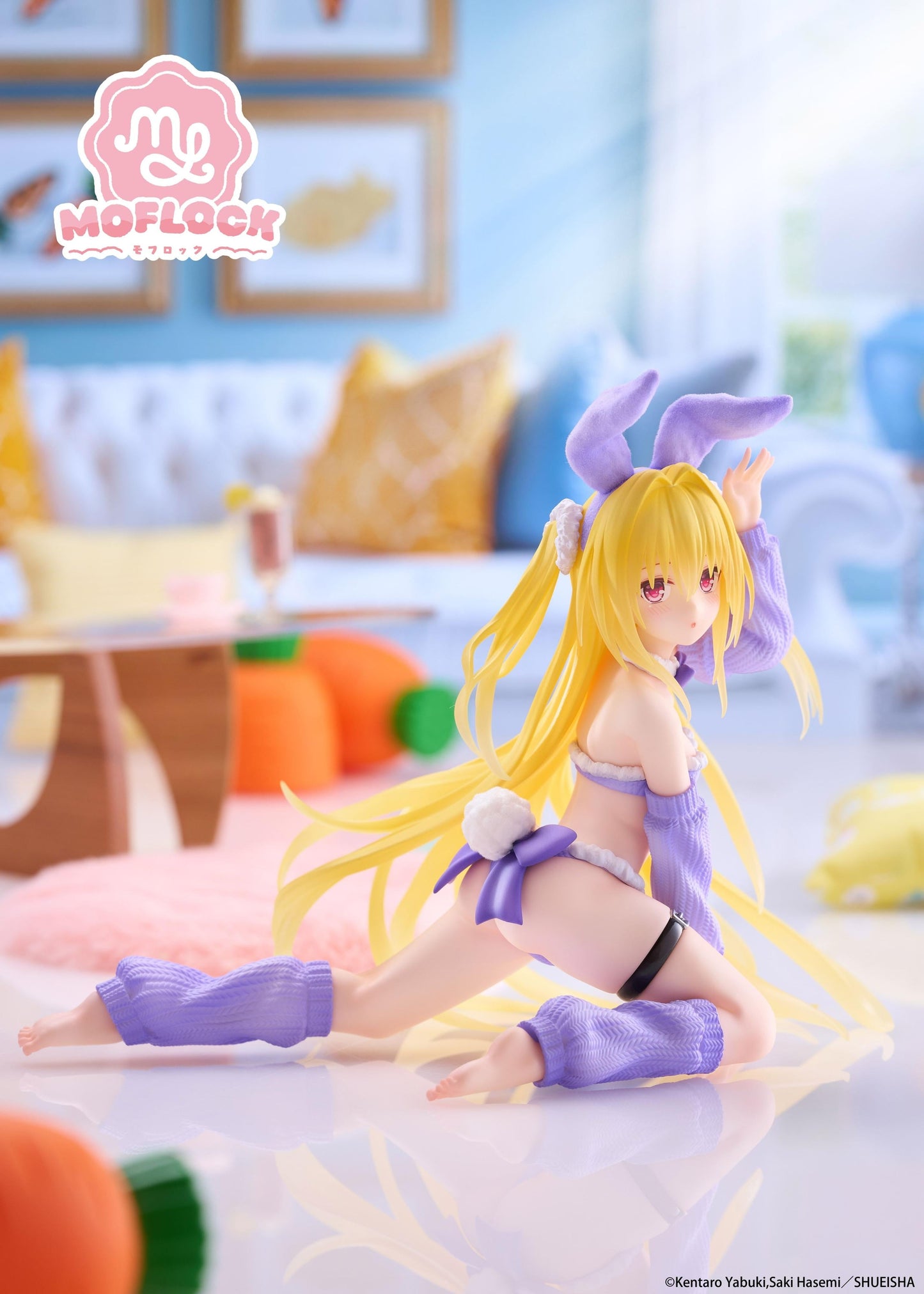 【Pre-order】To Love-Ru Darkness - Golden Darkness Figure (MOFLOCK; Fluffy Bunny Ver.)