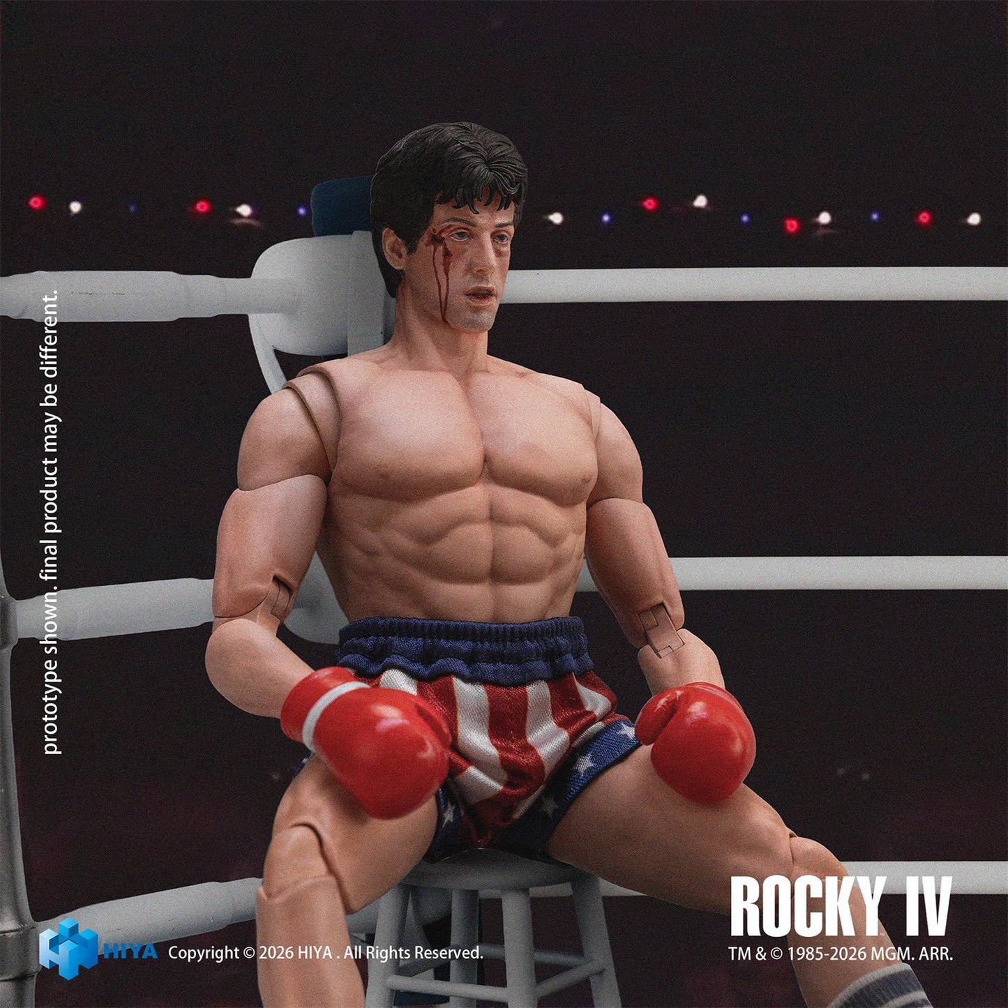 【Pre-order】Rocky IV - Rocky Action Figure (HIYA Exquisite Super Series; 1/12 Scale; 6.3 Inch; Boxer Version)