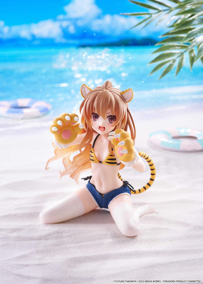 【Pre-order】Toradora! - Taiga Aisaka Desktop Cute Figure (Tiger Costume Swimwear Ver.)