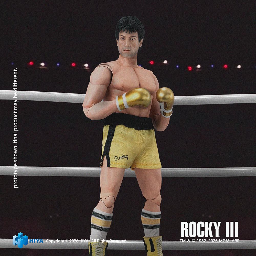 【Pre-order】Rocky III - Rocky Action Figure (HIYA Exquisite Super Series; 1/12 Scale; 6.3 Inch; Boxer Version)
