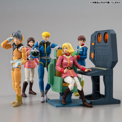 【Pre-order】Mobile Suit Gundam -  Desk set (G.M.G. COLLECTION EX; White Base Bridge Radio operator; with gift)