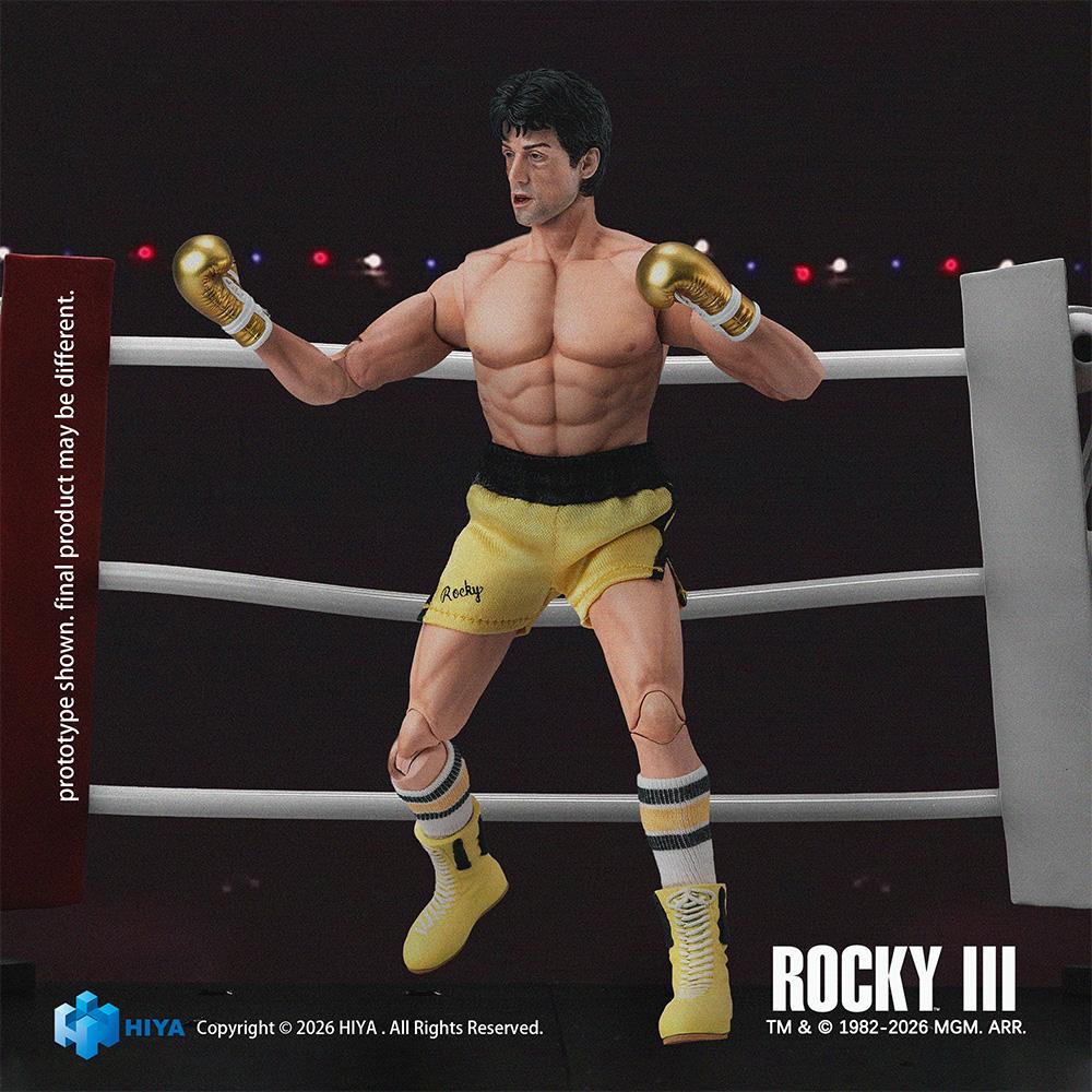 【Pre-order】Rocky III - Rocky Action Figure (HIYA Exquisite Super Series; 1/12 Scale; 6.3 Inch; Boxer Version)