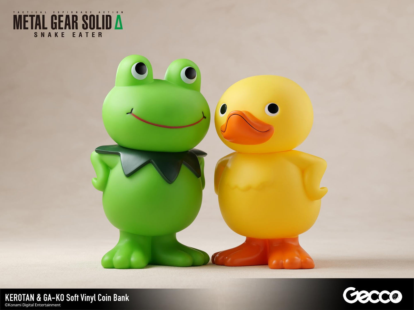 【Pre-order】METAL GEAR SOLID Δ: SNAKE EATER - KEROTAN Soft Vinyl Coin Bank