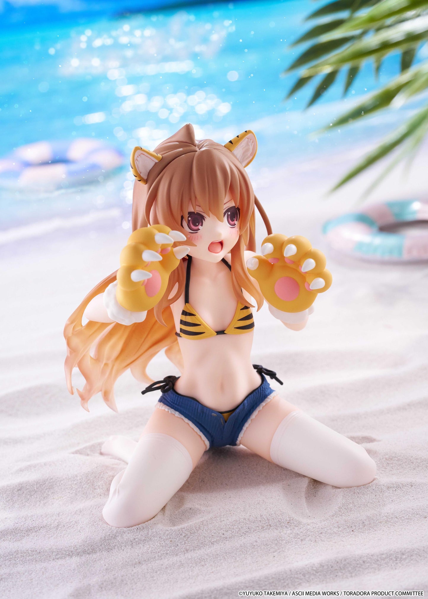 【Pre-order】Toradora! - Taiga Aisaka Desktop Cute Figure (Tiger Costume Swimwear Ver.)