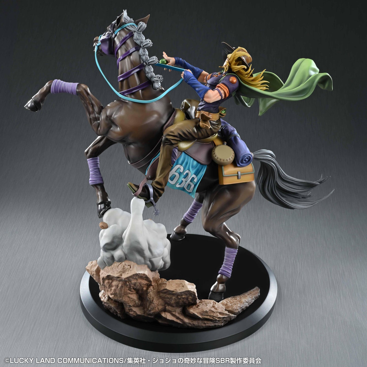 【Pre-order】JoJo's Bizarre Adventure - Gyro Zeppeli & Valkyrie Figure (STEEL BALL RUN)