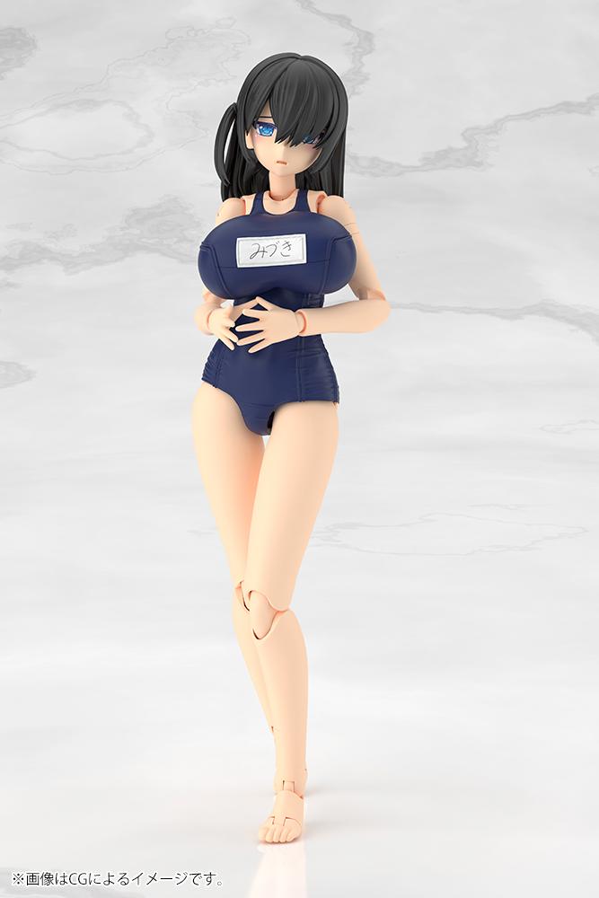 【Pre-order】FRAME ARMS GIRL - MIZUKI Model Kits (School Swimsuits Ver.)