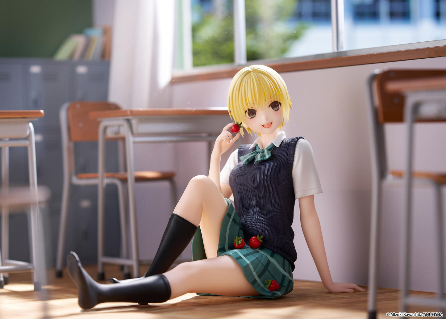 【Pre-order】Strawberry 100% - Tsukasa Nishino Figure (Desktop Cute, School uniform Ver.)