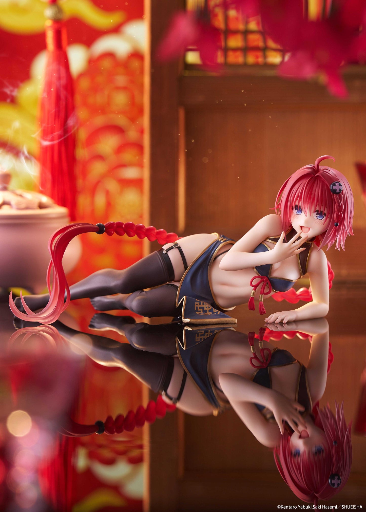 【Pre-order】To Love-Ru Darkness - Mea Kurosaki Desktop Cute Figure (Chinese Dress Ver.)