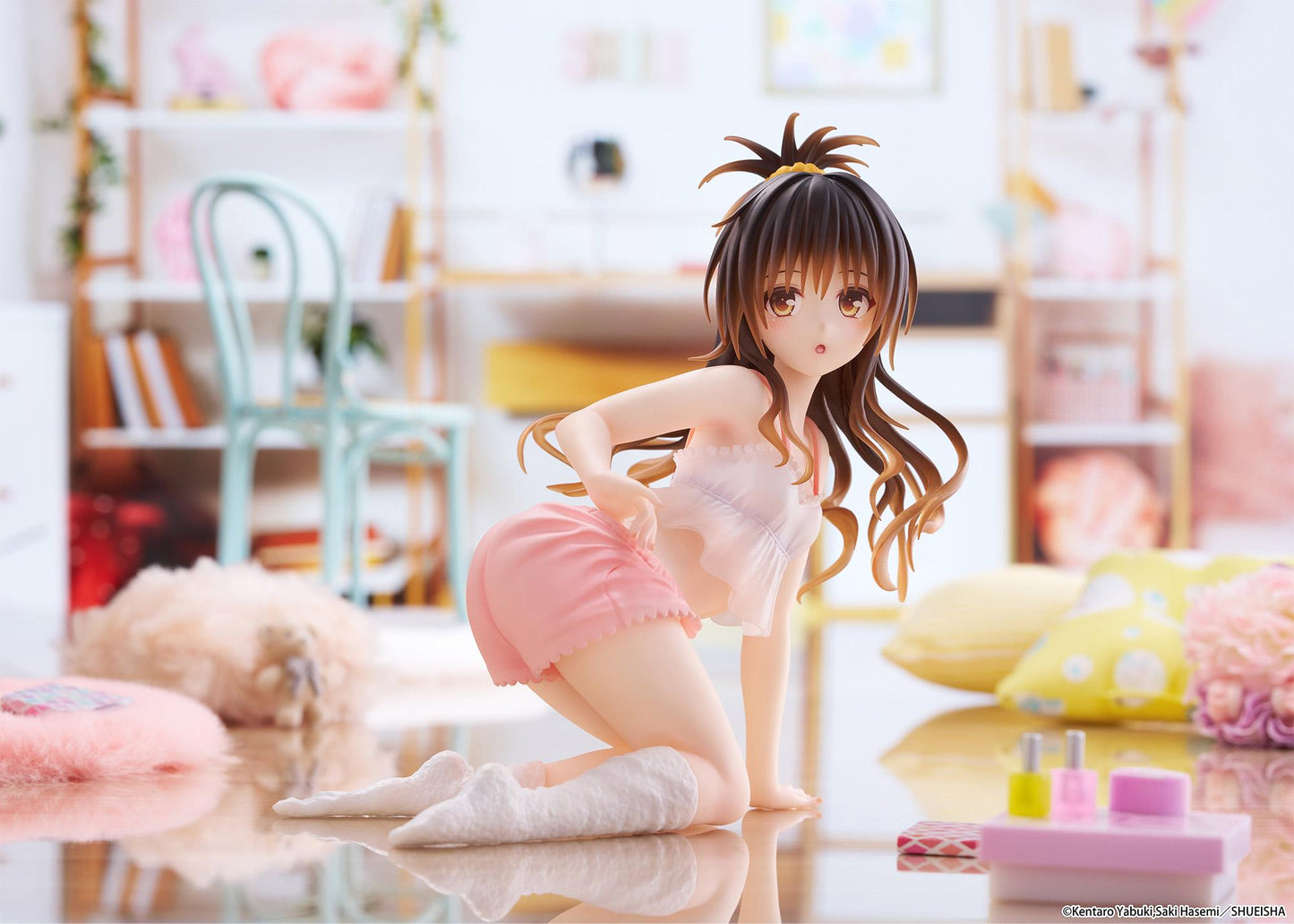 【Pre-order】To Love-Ru Darkness - Mikan Yuki Desktop Cute Figure (Roomwear Ver.)