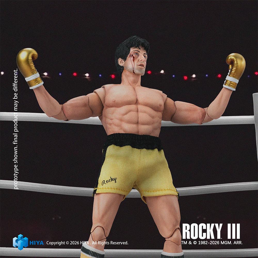 【Pre-order】Rocky III - Rocky Action Figure (HIYA Exquisite Super Series; 1/12 Scale; 6.3 Inch; Boxer Version)