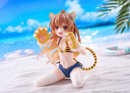 【Pre-order】Toradora! - Taiga Aisaka Desktop Cute Figure (Tiger Costume Swimwear Ver.)
