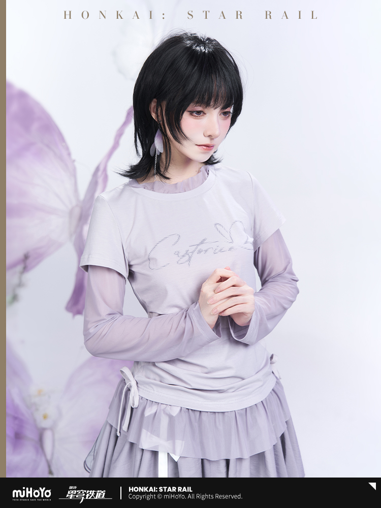 【Pre-Order】Honkai: Star Rail - Castorice Theme Impression Series Layered Look T-Shirt