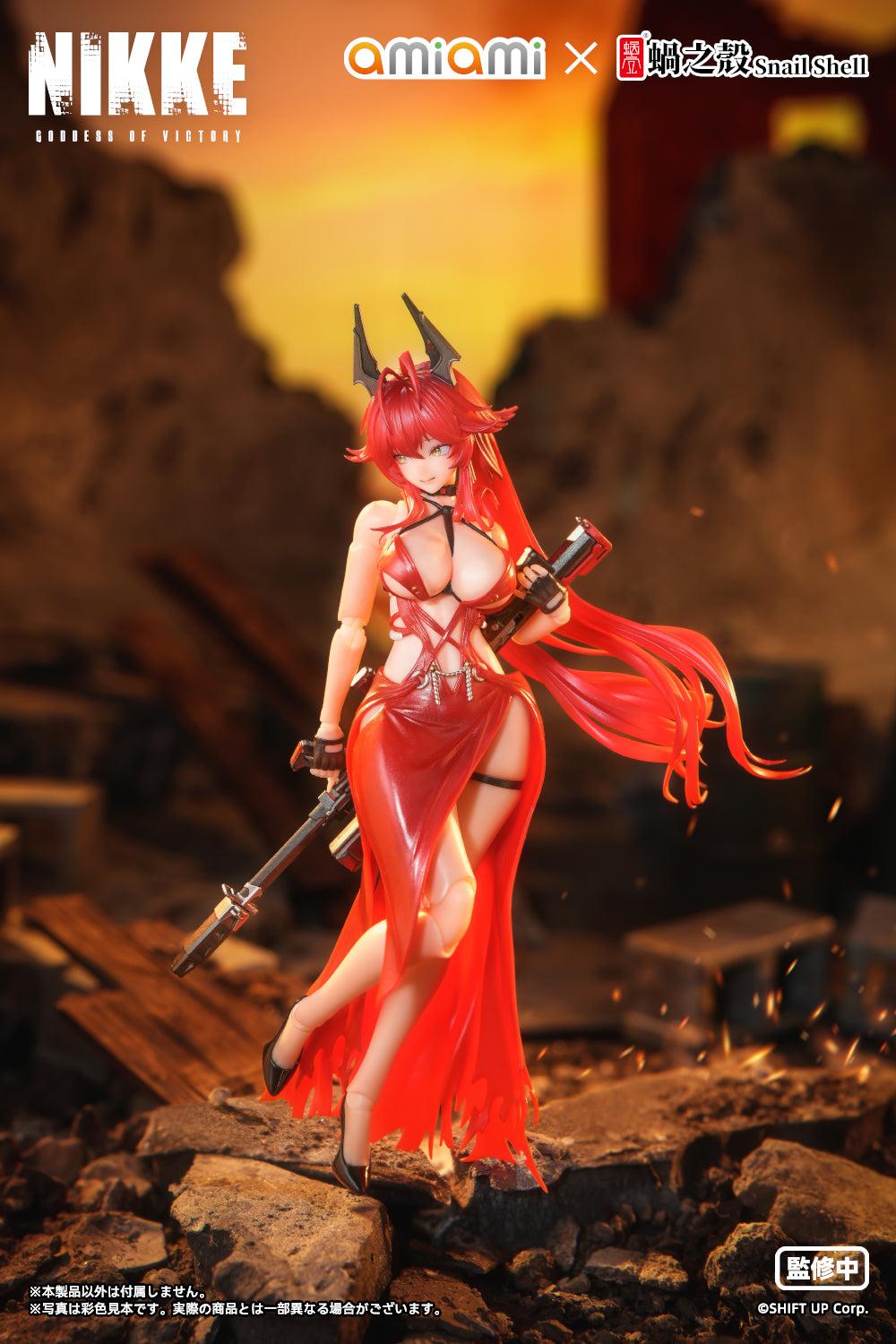 【Pre-order】GODDESS OF VICTORY: NIKKE - Red Hood 1/12 Complete Model Action Figure 1/12 Scale Figure (Nonsense Red)