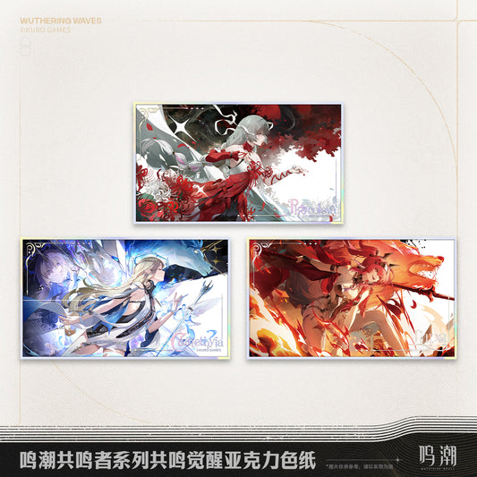 【Pre-Order】Wuthering Waves Resonator Series Resonance Awakening Acrylic Colored Paper Ver.2