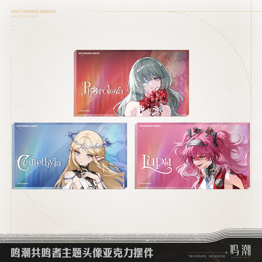 【Pre-Order】Wuthering Waves - Resonator Themed Avatar Acrylic Block Ver.2