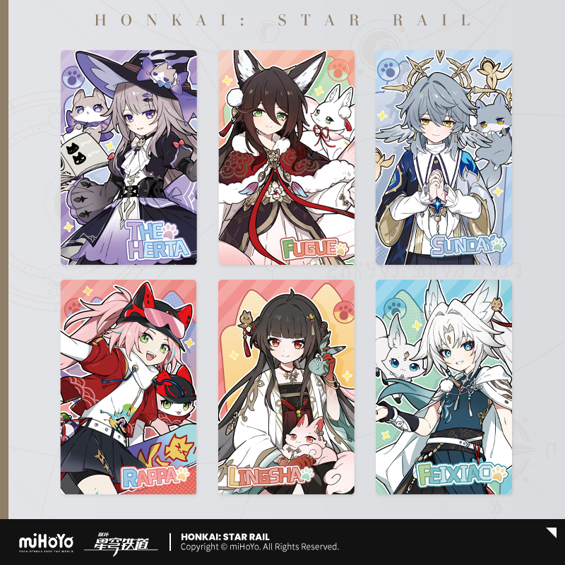 【Pre-Order】Honkai: Star Rail - Little Cat Series Collection Card