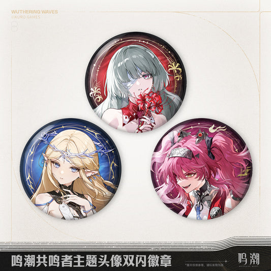 【Pre-Order】Wuthering Waves - Resonator Themed Avatar Reflective Badge