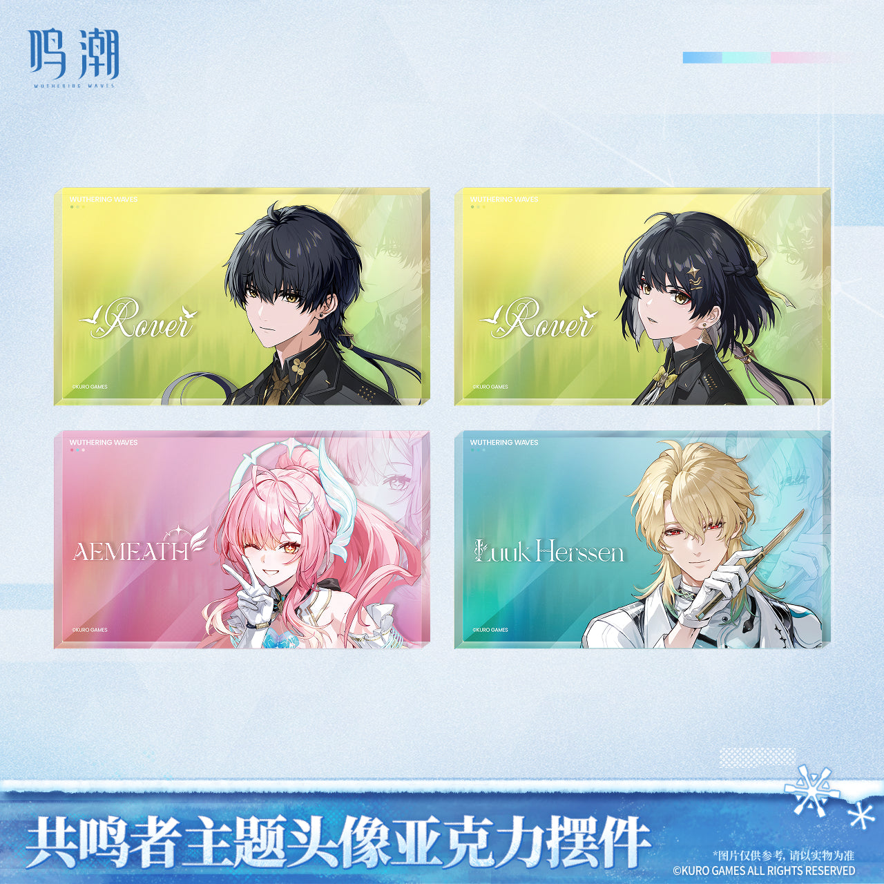【Pre-Order】Wuthering Waves - Resonator Themed Avatar Reflective Badge Ver.6